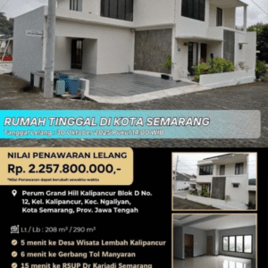 Rumah Tinggal di Kota Semarang