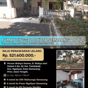 Rumah Tinggal di Kota Semarang